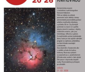 Pravidelné pozorování noční oblohy s hvězdářem a&nbsp;astrofotografem&nbsp;Václavem Kubešem. Rezervace předem na&nbsp;www.knih-pi.cz&nbsp;nebo osobně v hale služeb. Účastnický poplatek: 190 Kč dospělý, 90 Kč dítě. Platba předem v hale služeb. / astronomická pozorovatelna&nbsp;